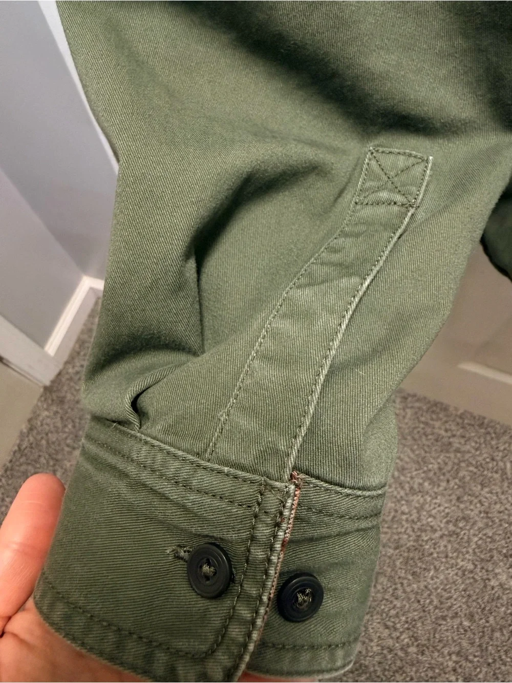 L.L. Bean - Men's Olive Green Hurricane Shirt-Jacket